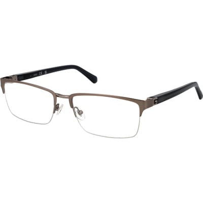 Lunettes de vue pour homme Guess Gu50191 011 Matte Light Ruthenium/58-18-145 gray