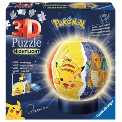 Ravensburger PokÃ©mon met verlichting - 3D Puzzel - 72 stukjes
