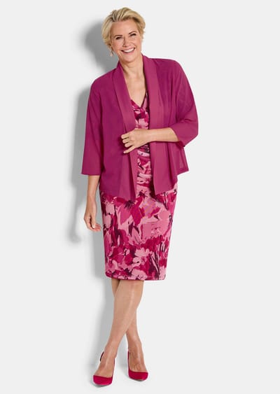 Chiffon jasje - pink - Gr. 19 van Goldner Fashion