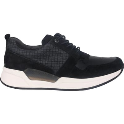 Gabor rollingsoft sensitive 96.955.87 - dames rollende wandelsneaker - Zwart - maat 38 (EU) 5 (UK)