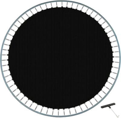 Trampoline springmat - Vervangende mat - Buitenplezier - Weerbestendig polypropyleen - 183-488 cm - Zwart
