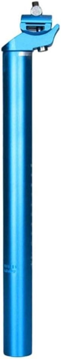 Fiets Zadelpen Shock Mount Buis voor Mountain- en Racefietsen met Verstelbare Schroef Terug Float Lichtgewicht Aluminium Constructie Zwart 27 2 28 6 31 6x350mm