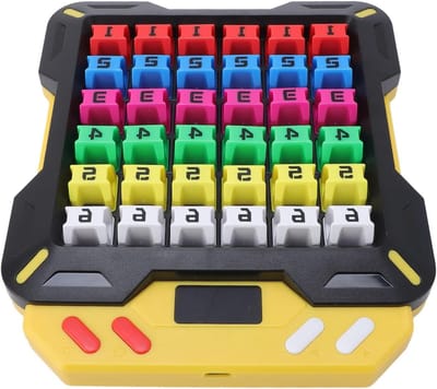 Sudoku Puzzelspel - Logica Spel Hersentrainer - Logisch Denken Oefenen - Draagbaar 6x6 Bord - 19 x 165 cm