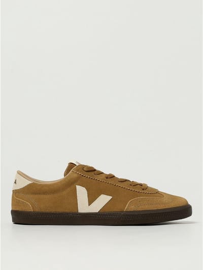 Suede Leather Low-Top Sneakers - White