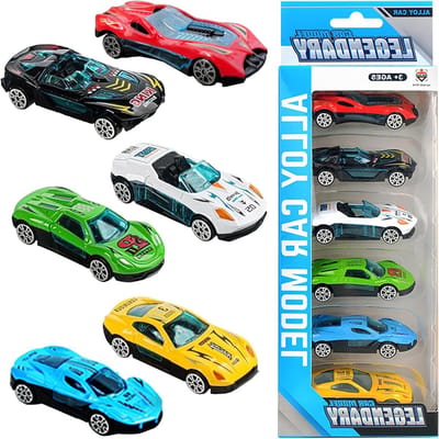 Speelgoed Auto Set voor Kinderen, Mini Racers, Kleine Auto's, Speelgoed voor Jongens en Meisjes, Raceauto's en Speelgoedwagens
