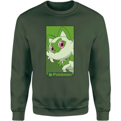 Pokémon Sprigatito Sweatshirt - Green - S