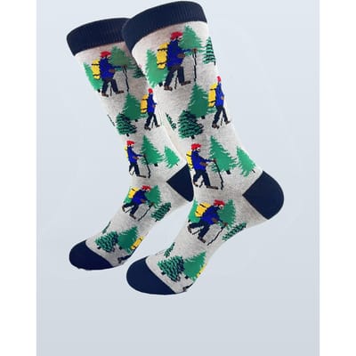 Katoenen Vrolijke Grappige Sokken Heren Nieuwe Stijl Hiphop Unisex Nieuwigheid Harajuku Gek Ontwerp Middellang Dier Honkbal Skateboard Sokken SIze 37-44 gray