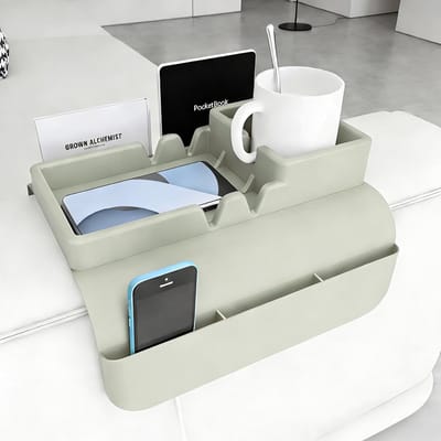 Namajunas - Armleuning Dienblad - Armleuning organizer - Silicone armleuningblad - Siliconen Bankhouder voor Afstandsbediening & Drinken - Opbergrek - Bekerhouder - Anti slip - Organizer - Bank - Zetel - Sofa - Banktafel