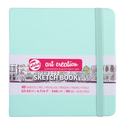 Talens Art Creation schetsblok 12x12cm - 80 vellen - turkoois
