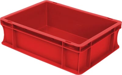 Alpac Stapelbak - Opbergbak - 400 x 300 x 120 mm - 10L - Rood