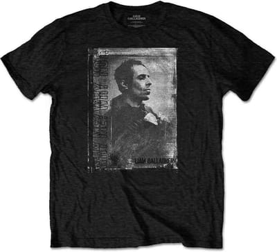 Liam Gallagher - Monochrome Heren T-shirt - S - Zwart