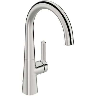 Hansa Designo - Wastafelkraan met draaibare uitloop en afvoer, chroom 51032293