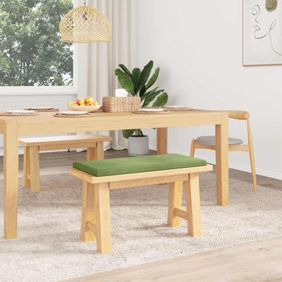 vidaXL - Bankkussen - fluweel - Lichtgroen - Diepte - 35 - cm