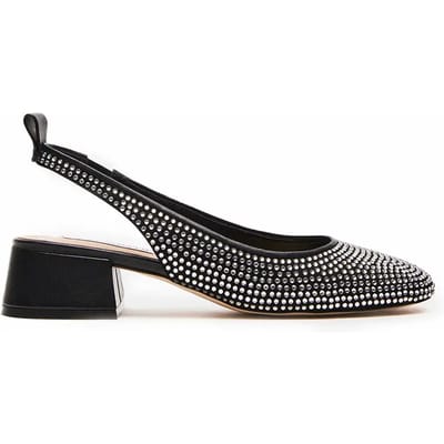 Steve Madden Smitten Flat Shoes Rhinestones Maat: 38 | Pumps Outlet | Dames | Zwart