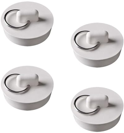 Dailygoods- Badstopper 4 Stuks - Rubber Afvoerstop - Universele