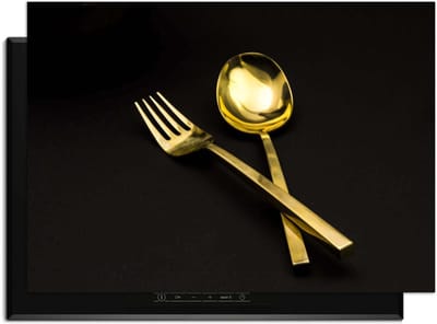 KitchenArt - Dining Deluxe - Inductie Beschermer - 83x51.5 cm - Kookplaat Beschermer - Luxe Afdekplaat Inductieplaat - Anti-slip & Oprolbaar - Beschermmat Inductiekookplaat
