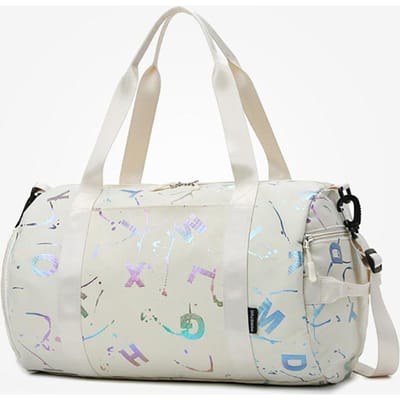 Gym Yoga Sport Dans Tas Voor Meisje Jongen Graffiti Letters Afdrukken Reizen Fitness Zwemmen Droog Nat Waterdicht Crossbody Deffle Tas
