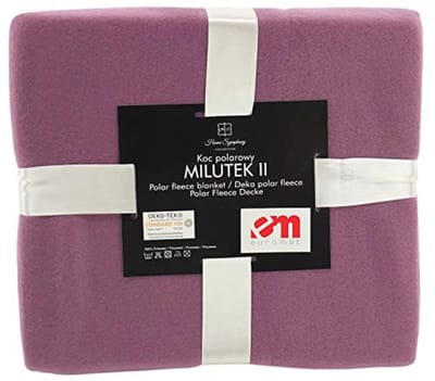 Zachte Paars Fleece Deken 150x200 cm - Kreukvrij en Comfortabel