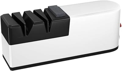 Professioneel 5-in-1 Messenslijpsysteem met Rechte Blades en Diamant Slijper voor Perfecte Snijkwaliteit