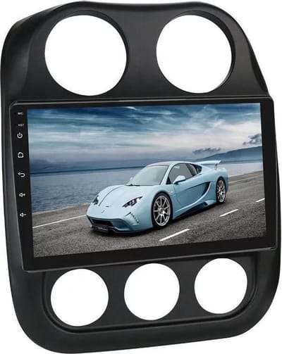 Navigatiesysteem auto met scherm - autoradio geschikt voor CarPlay en Android auto - bluetooth radio - geschikt voor Jeep Compass 2010-2016