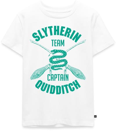 Harry Potter Slytherin Team Captain Quidditch Premium T Shirt Kinderen