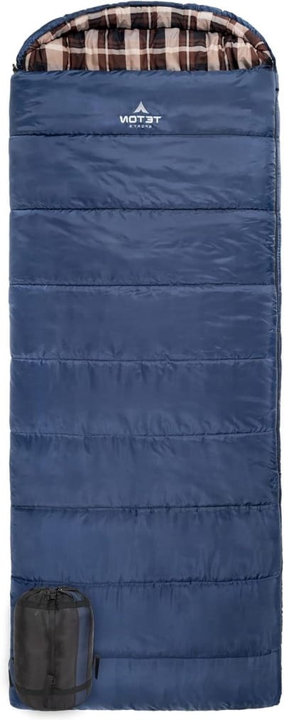 Slaapzak Mummie - Kampeerzak - Buiten Kamperen - Dubbellaags Constructie - 90x36 Inch - Blauw