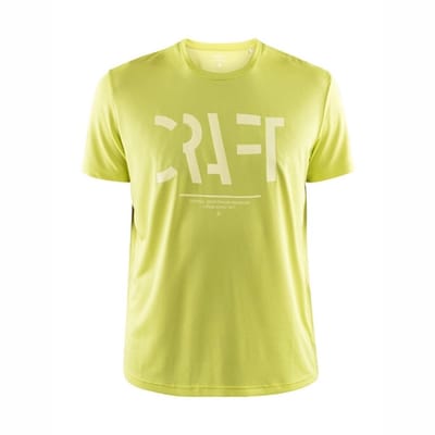 Sportshirt Craft Men Eaze SS Craft Mesh Tee Lime-XS