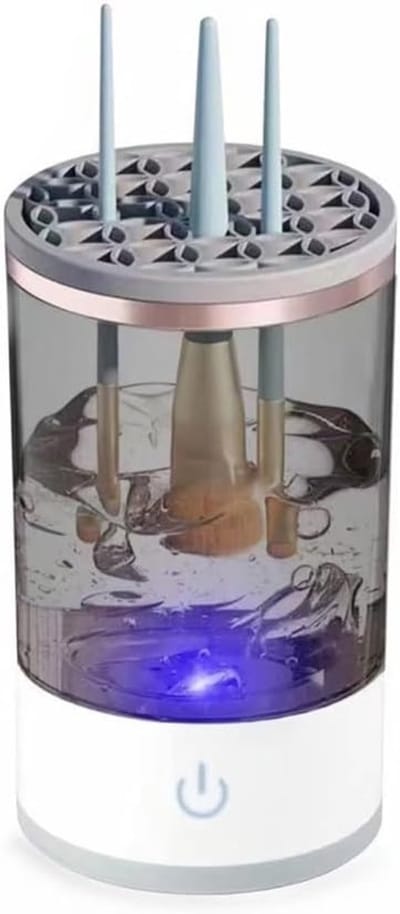 Elektrische cosmetica-borstelreiniger - Make-upborstelreiniger - USB-opladen - Automatische reiniging voor make-upkwasten - Voor meisjes - Moeder en vrienden