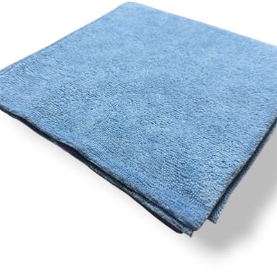 The Rag Company Edgeless 300 - Microvezeldoek - Lichtblauw - 300 gsm - Pluisvrij