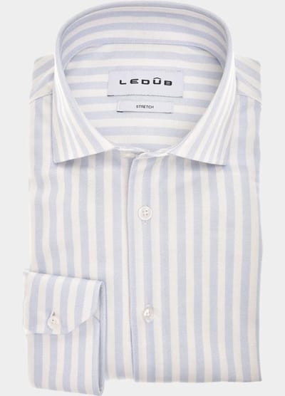 Ledub Business hemd lange mouw Blauw LE24216 MFN5 0143405/120-000-000