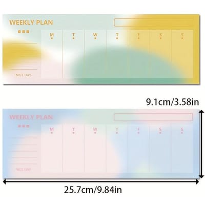 1 pc(50 feuilles) Cahier d'apprentissage simple avec dégradé, Bloc-notes étudiant, Matériaux de décoration de registre, Papier d'étude 120g recto-verso 2pcs