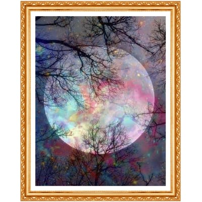 Peinture diamant thème paysage, broderie complète 5d à faire soi-même, perles rondes, nouvel arrivage 20X30CM gray