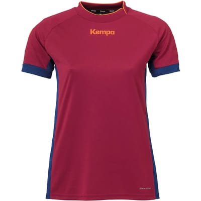 Kempa Prime Shirt Dames - sportshirts - bordeaux - Vrouwen
