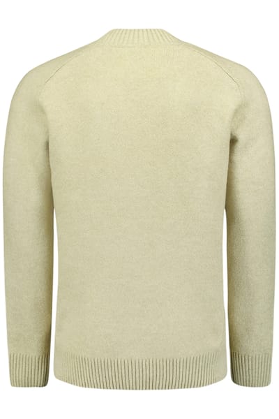 No Excess Pullover Crewneck 2 Coloured Jacquard With Wool Cement Maat: XXL | Sweaters Outlet | Heren | Beige