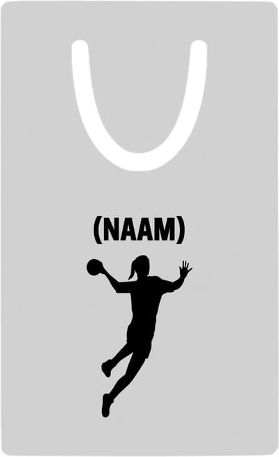 Hacebo® - Handbal met eigen naam - metalen boekenlegger - Handbal - Handbalster - Sport Bladwijzer boekenleggers - 7.6 cm x 5cm