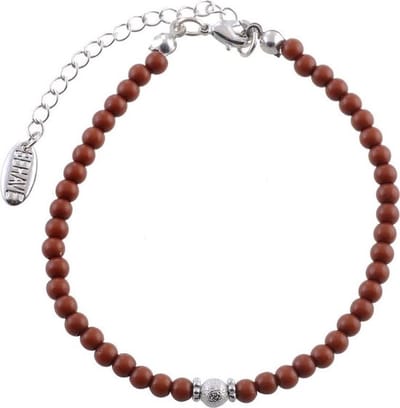 Behave - Armband kralen bruin - Minimalistisch accessoire voor dagelijks gebruik