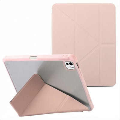 imoshion Tablet Hoes - Geschikt voor Apple iPad Pro 13 (2025) M5 / Pro 13 (2024) M4 - Bookcase- Roze