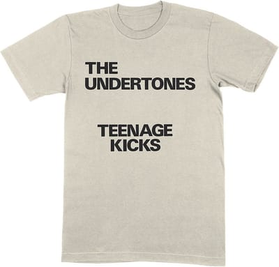 The Undertones - Teenage Kicks Text Heren T-shirt - M - Creme