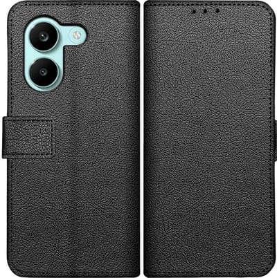 Cazy hoesje geschikt voor Xiaomi Poco X8 Pro Hoesje met Pasjeshouder - Bookcase Classic - Zwart