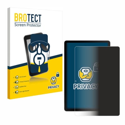 BROTECT - privacy screenprotector voor Samsung Galaxy Tab S10 Lite (Portret-Modus) - Folie Beschermfolie Blauwlichtfilter