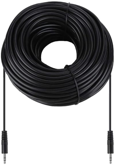 Koperen 3.5mm Male naar Male Audio Kabel voor Speakers en Headsets - Beschikbaar in 10m, 15m, 20m en 30m Lengtes