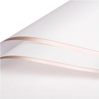 Cadeaupapier Vellen - Inpakpapier Bloemist - Boeketten Verpakken - Waterdicht Plastic Papier - 58 x 58 cm - Wit