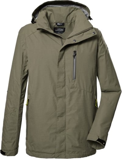 Killtec heren zomerjas - functionele jas - 41364 - groen - Carleb - maat L