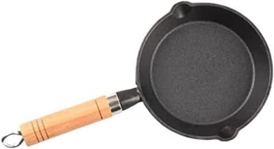 Mini Koekenpan - Ei Pan - Ontbijt Maken - Gelijkmatige Warmte - 10CM - Zwart