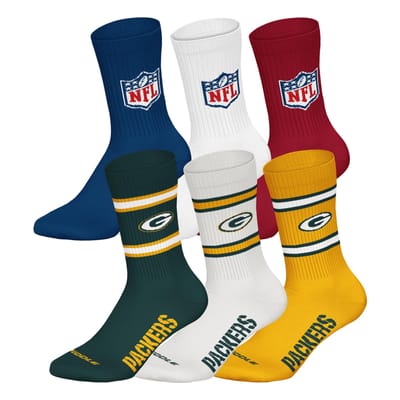 NFL Sokken NFL 6Pack Crew Socks Set van 6