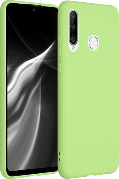 kwmobile telefoonhoesje geschikt voor Huawei P30 Lite - Hoesje voor smartphone - Back cover in groene tomaat