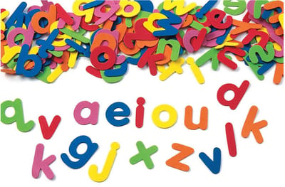 Colorations - Foam Letters Alfabet zelfklevend knutselmateriaal 360 stuks.