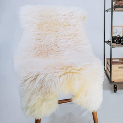 Schapenvacht Off Wit XXL (120x70cm) - 100% ECHT - Eco+