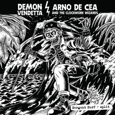 Demon Vendetta & Arno De Cea - Sergent Surf (10" LP)