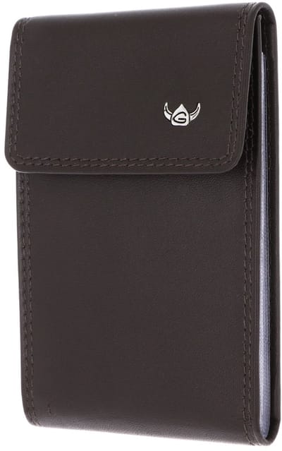 Golden Head Leren kaarthoes Polo RFID Protect Kartenetui 4499 Dunkelbraun donkerbruin